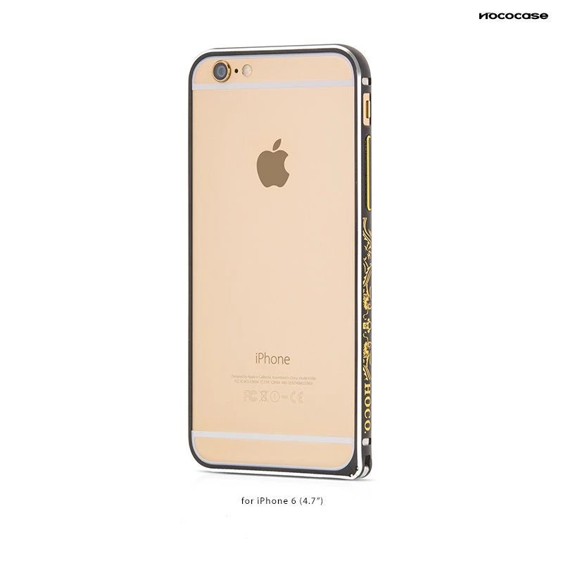 Hoco Good Fortune bumper puzdro pre Apple iPhone 6/6S - čierne