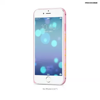 Hoco Good Fortune Bumper puzdro pre Apple iPhone 6 / 6S HI-T027 ružová