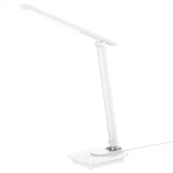 Hoco HX12 skladacia stolná lampa na ochranu zraku biela