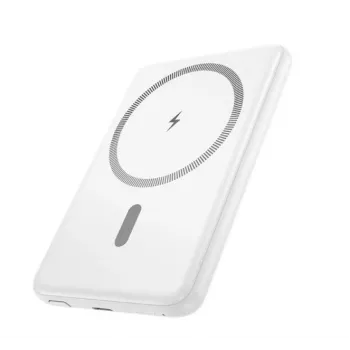Hoco J140A Tony PD20W ultra tenká magnetická power banka (5000mAh) biela