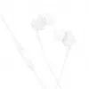 Hoco M113 Clear univerzálne digitálne slúchadlá s mikrofónom pre Apple Lightning, biela