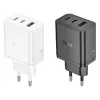 Hoco N50 Scenery PD45W (2C1A) nabíjačka EU plug čierna