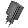 Hoco N50 Scenery PD45W (2C1A) nabíjačka EU plug čierna