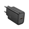 Hoco N60 Gentle Single Port PD20W nabíjačka (EU) čierna