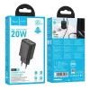 Hoco N61 Gentle PD20W+QC3.0 nabíjačka (EU) čierna