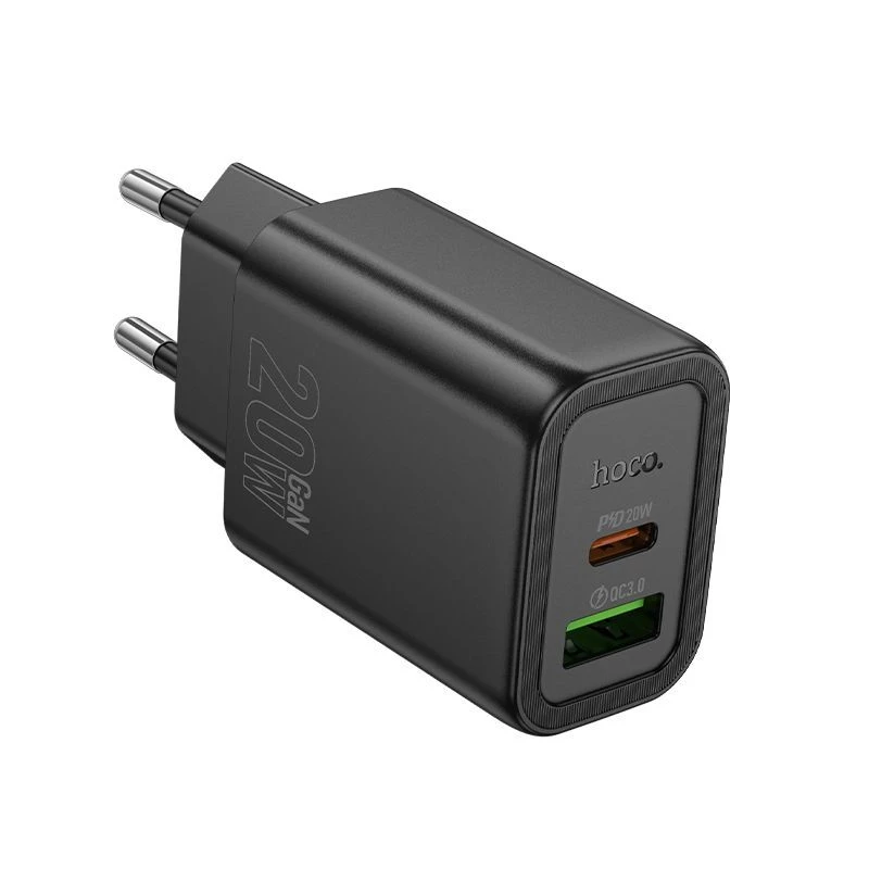 Hoco N61 Gentle PD20W+QC3.0 nabíjačka (EU) čierna