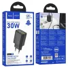 Hoco N63 Gentle PD30W+QC3.0 nabíjačka (EU) čierna