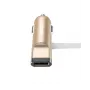 Hoco Universal UCL01 multifunkčný kábel Apple + Micro USB zlatý 1 m