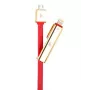 HOCO Universal UPL14 Lipstick Series 2-in-1 nabíjací kábel (Apple Lightning + Micro USB) červený