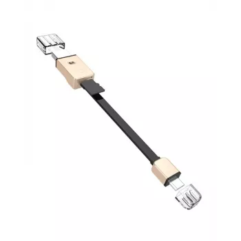 Hoco univerzálny UPM06 Triple Reader Micro USB OTG hub čítačka kariet - zlatá