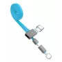 Hoco UPL03 Share Line Apple + Micro USB modrý 2-in-1 nabíjací a dátový kábel 1m