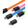 Hoco UPM02 farebný Micro USB kábel ružový 1m