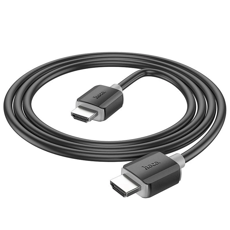 Hoco US08 HDMI 2.0 kábel 2m čierny 4K HDR 18Gbps konektor samec na konektor samec
