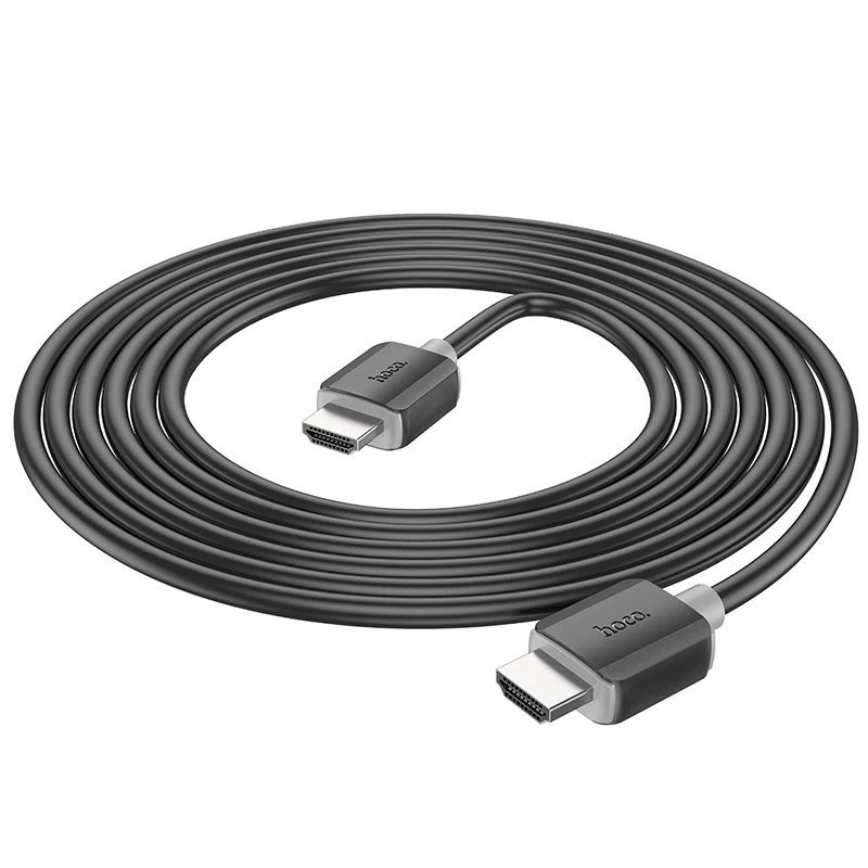 Hoco US08 HDMI 2.0 kábel 3m čierny 4K HDR pozlátený