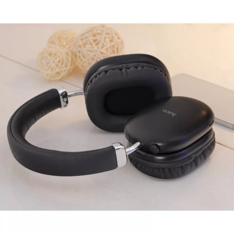 Hoco W35 Max bezdrôtové over-ear slúchadlá čierne