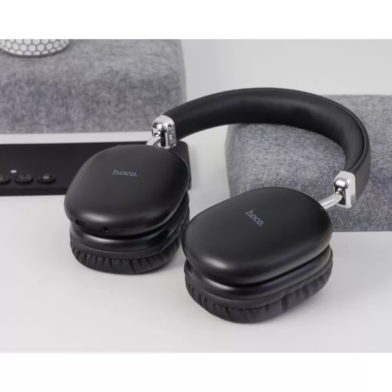 Hoco W35 Max bezdrôtové over-ear slúchadlá čierne