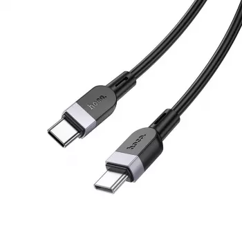 Hoco X109 Energy 60W silikónový nabíjací dátový kábel USB-C to USB-C 3 m čierny