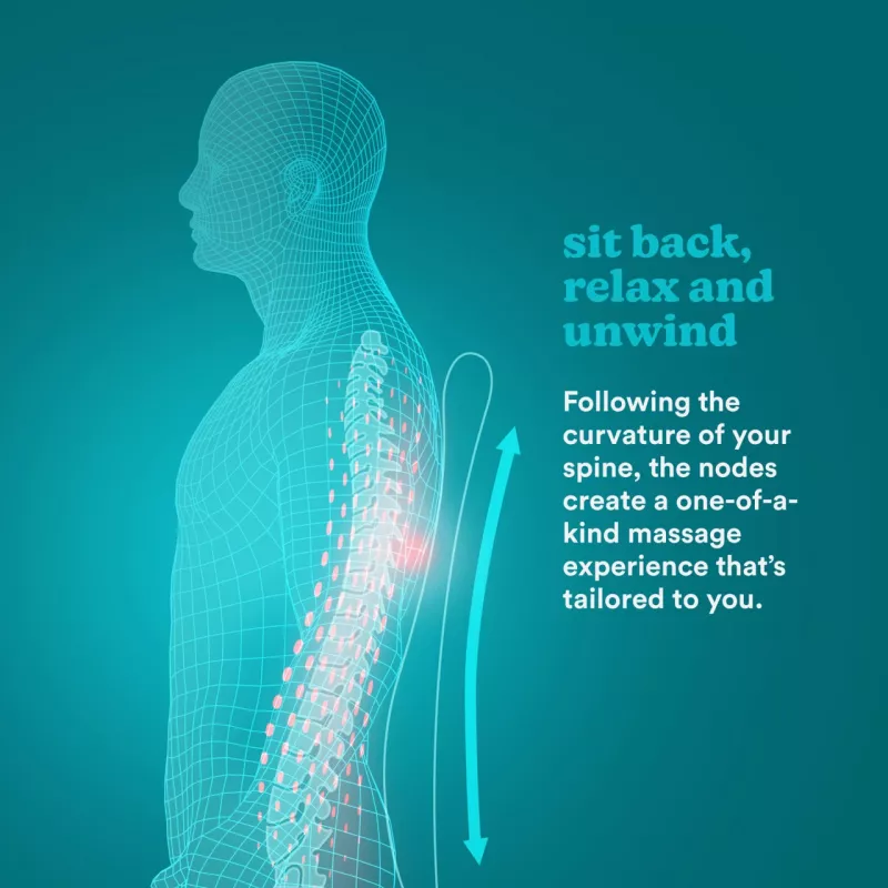 Homedics SBM-65H-EU Shiatsu Experience masážny prístroj na chrbát + teplo