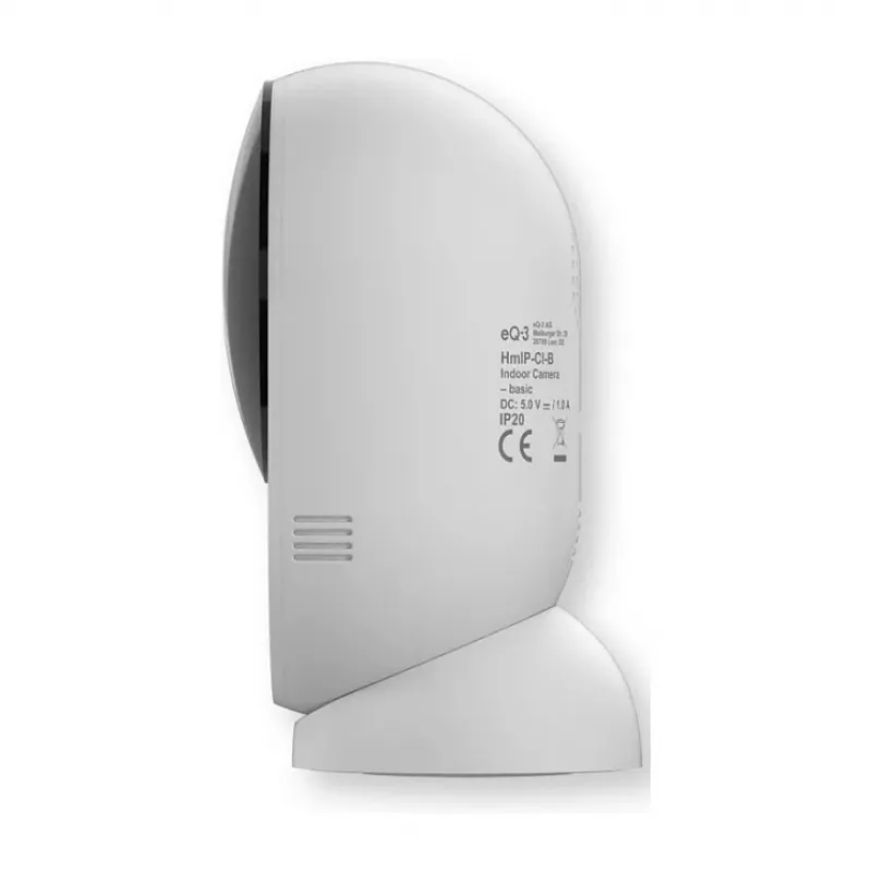 Homematic IP Indoor Camera basic (HmIP-CI-B) – 3 MP Wi-Fi bezpečnostná kamera, biela/čierna