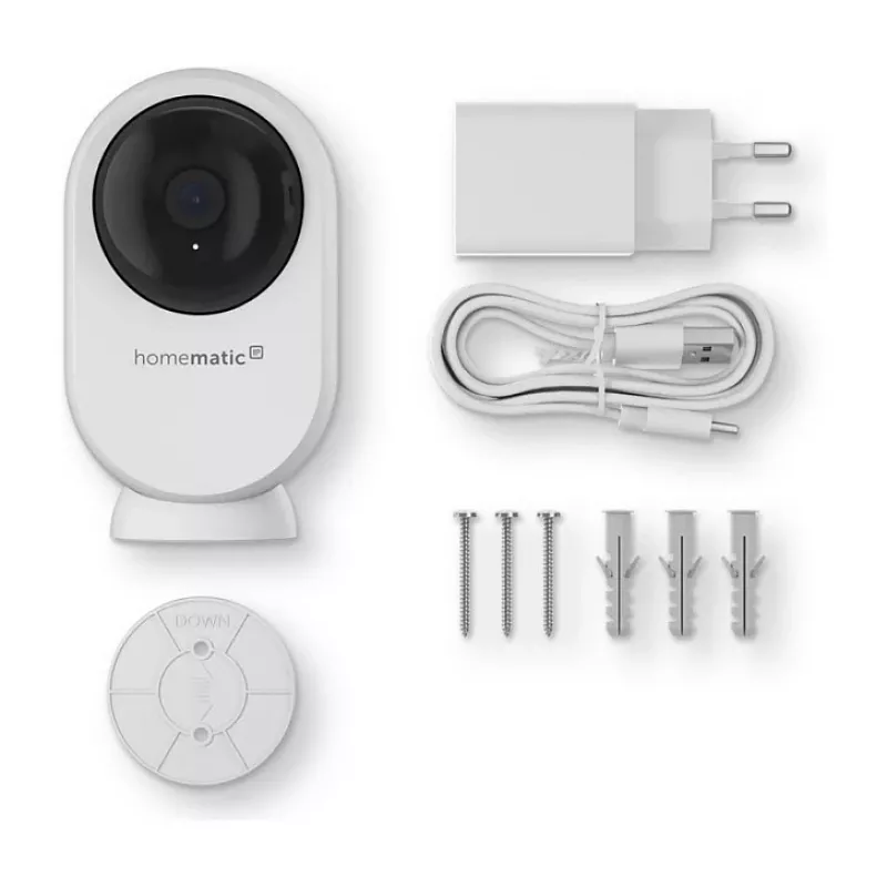 Homematic IP Indoor Camera plus (HmIP-CI-PL) - 4MP WLAN bezpečnostná kamera, biela