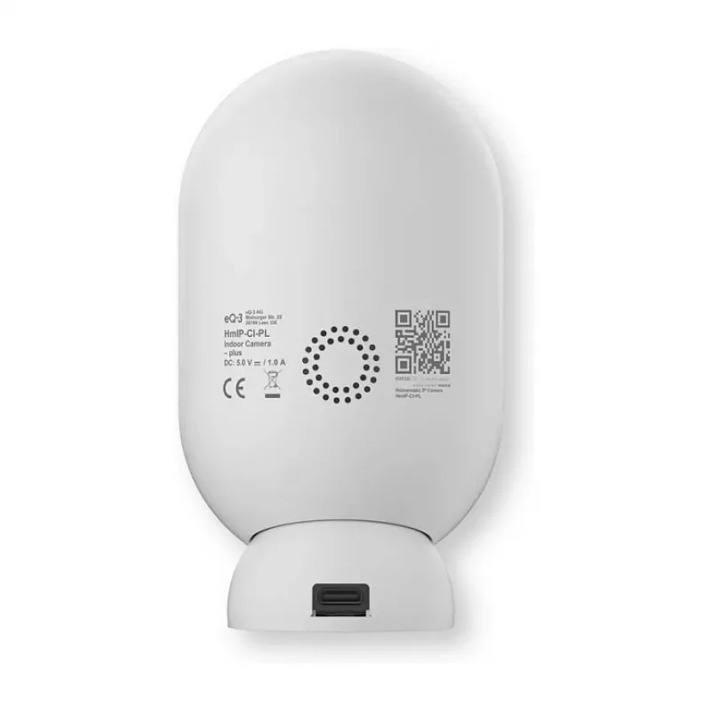 Homematic IP Indoor Camera plus (HmIP-CI-PL) - 4MP WLAN bezpečnostná kamera, biela