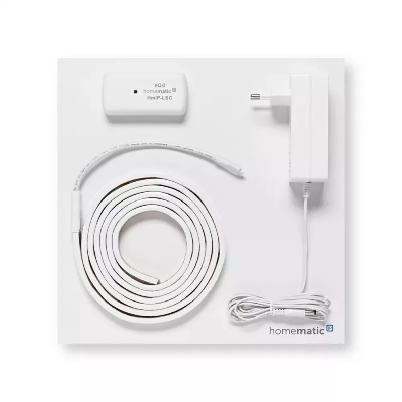 Homematic IP Lightstrip Set, 2 m, RGBW, Tunable White, samolepiaci, IP20, trieda ochrany III