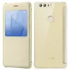 HONOR 8 Smart Cover Gold – flipové puzdro s Smart Window