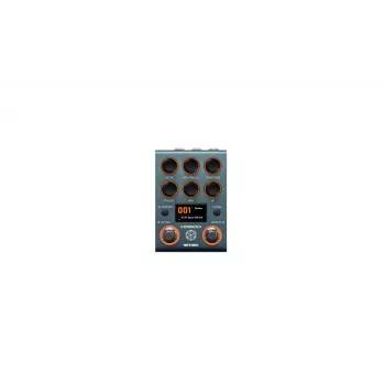 Hotone NeonGlow Verbera reverb gitarový efektový pedál so svietiacimi gombíkmi