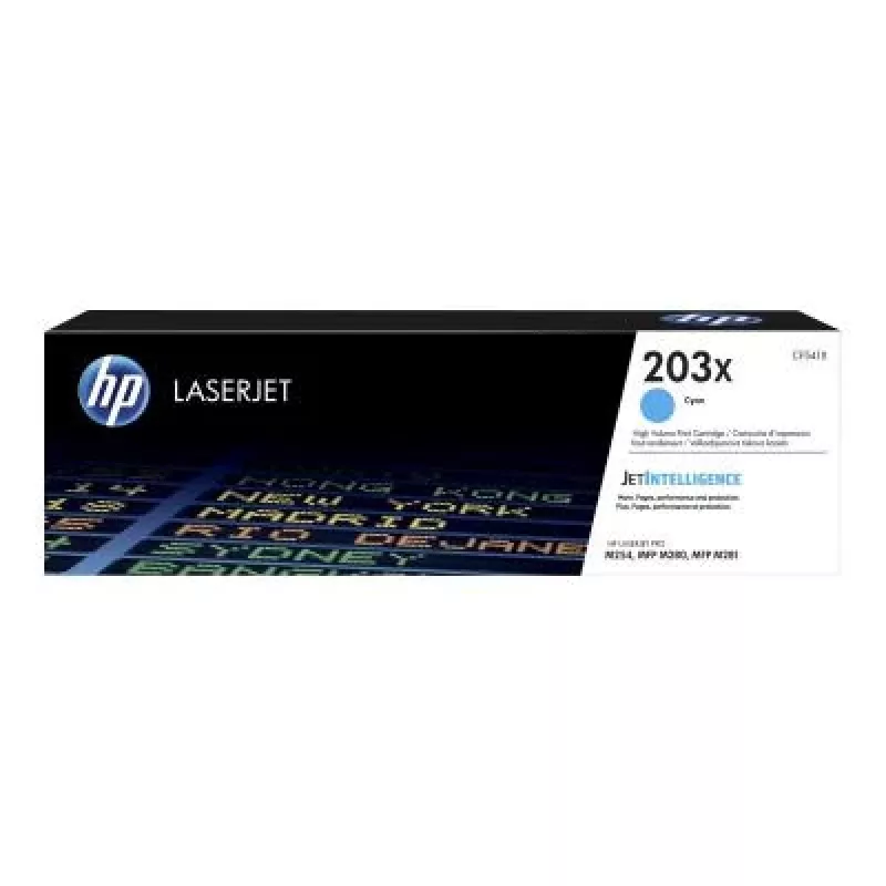 HP 203X High Yield azúrový toner (CF541X) - originál HP