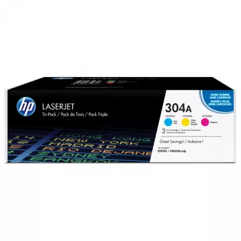 HP 304A multibalenie originálna atramentová kazeta (čierna & trojfarebná) (CF372AM)