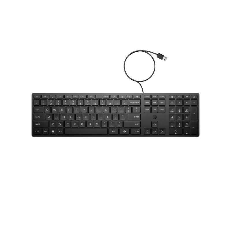 HP 320K drôtová klávesnica SmartBuy (EN) - čierna - QWERTY - USB
