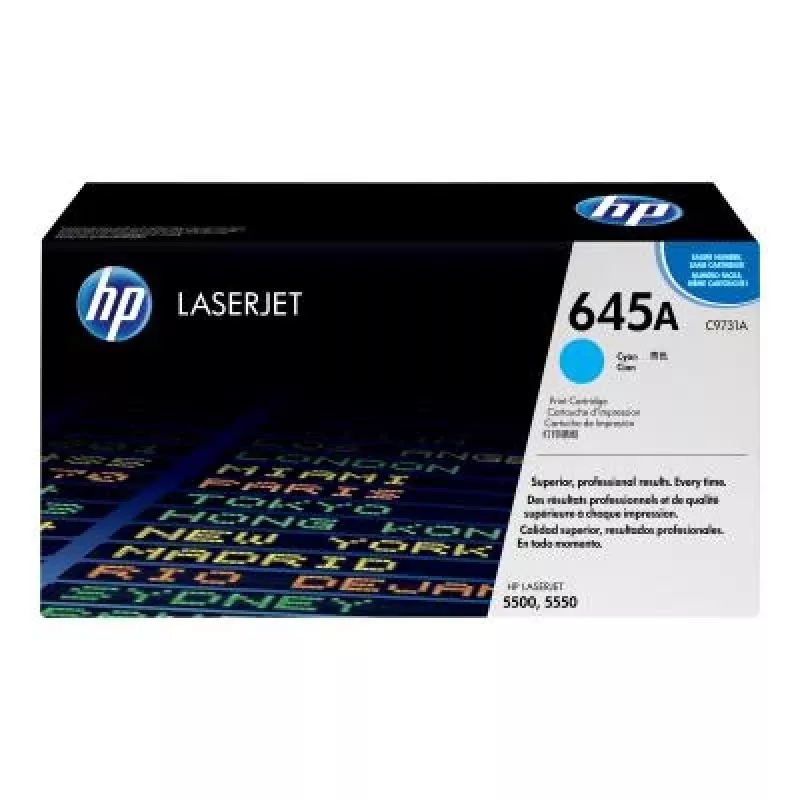 HP 645A azúrová originálna tonerová kazeta (C9731A)