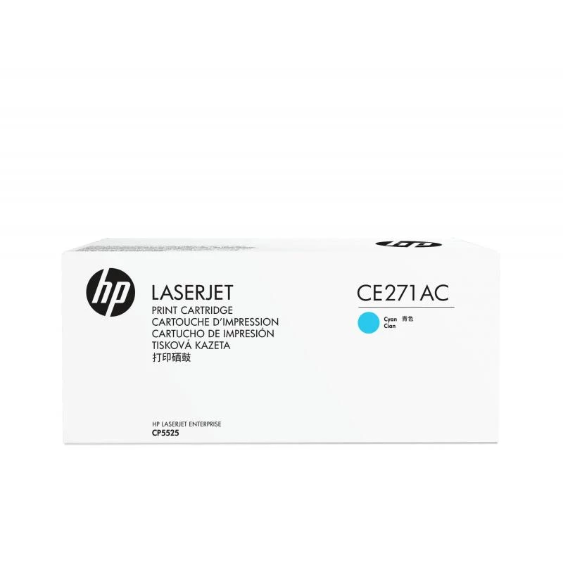 HP 650A Cyan originálna tonerová kazeta (CE271AC) – Contract