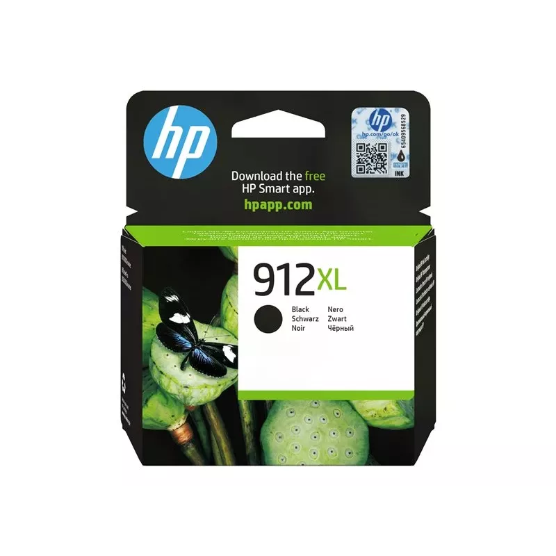 HP 912XL High Yield čierna originálna atramentová kazeta