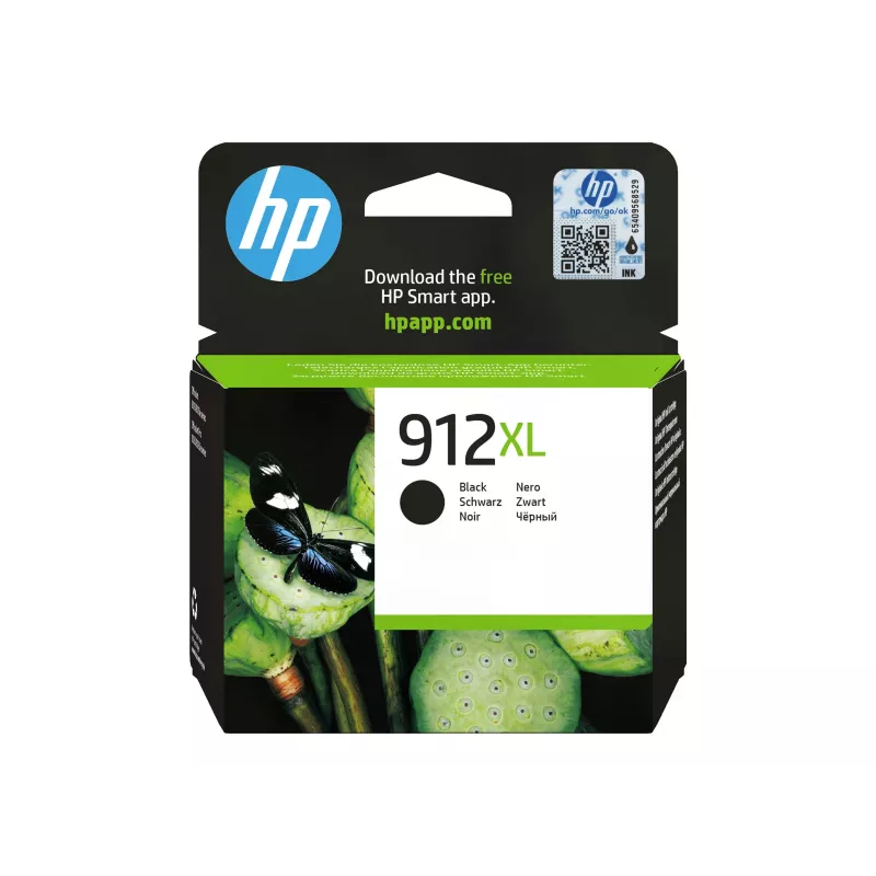 HP 912XL High Yield čierna originálna atramentová kazeta