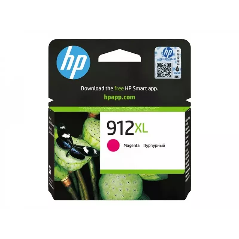 HP 912XL High Yield purpurová originálna atramentová kazeta - 825 strán