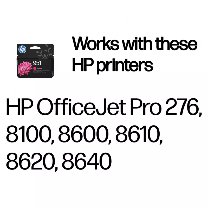 HP 951 originálna purpurová atramentová kazeta 8 ml (700 strán) pre Officejet Pro