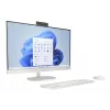 HP All-in-One 27-cr0067nf, AMD Ryzen 7 7730U, 16 GB RAM, 512 GB SSD, 27 inch Full HD IPS, Windows 11 Home, biely (repasovaný)