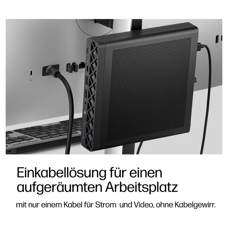 HP EliteDesk 8 Mini G2a mini PC, AMD Ryzen AI 5 435, 16GB RAM, 512GB SSD, Windows 11 Pro, čierna