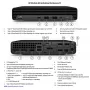 HP EliteDesk 805 G6 Desktop Mini | AMD Ryzen 5 PRO 4650GE | 16GB RAM | 256GB SSD | Windows 11 Pro (renovované, trieda B)