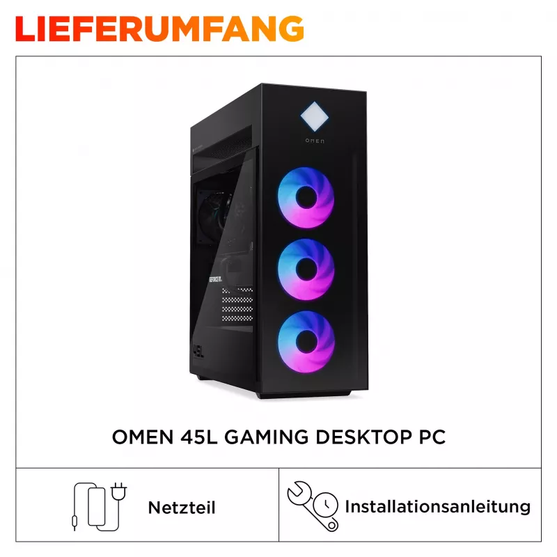 HP OMEN GT22-3795ng Stolný počítač, Intel Core Ultra 9 285K, 64GB DDR5, 2TB SSD, NVIDIA RTX 5080, Windows 11 Home