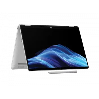 HP OmniBook 5 Flip 14-fp0001nx Notebook, Intel Core Ultra 7 150U, 16 GB RAM, 512 GB SSD, 14,0″ WUXGA dotykový displej, Windows 11 Home, strieborný (repasovaný)