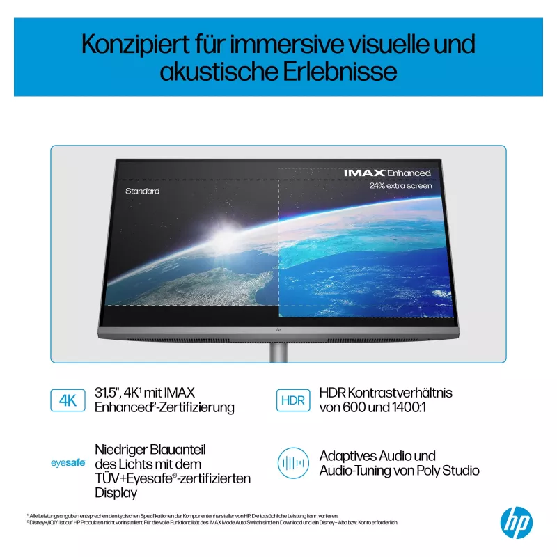 HP OmniStudio X All-in-One 32-c0077ng, strieborný, Windows 11 Home