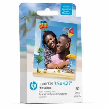 HP Fotopapier 3,5x4,25 pre HP Sprocket 3x4 50 listov