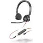 HP Poly Blackwire 3325 stereo headset certifikovaný pre Microsoft Teams USB-C +3,5 mm jack +USB-C/A adaptér