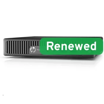 HP Renewed ProDesk 400 G2 DM mini stolový počítač, Intel Core i3-6100T, 8GB RAM, 128GB SSD, Windows 11 Home, Grade B