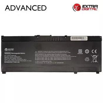 HP SR03XL náhradná batéria do notebooku 4380mAh 11.55V Li-Ion 3-článková pre Pavilion Gaming 15-cx/dk a Omen 15-dc - čierna