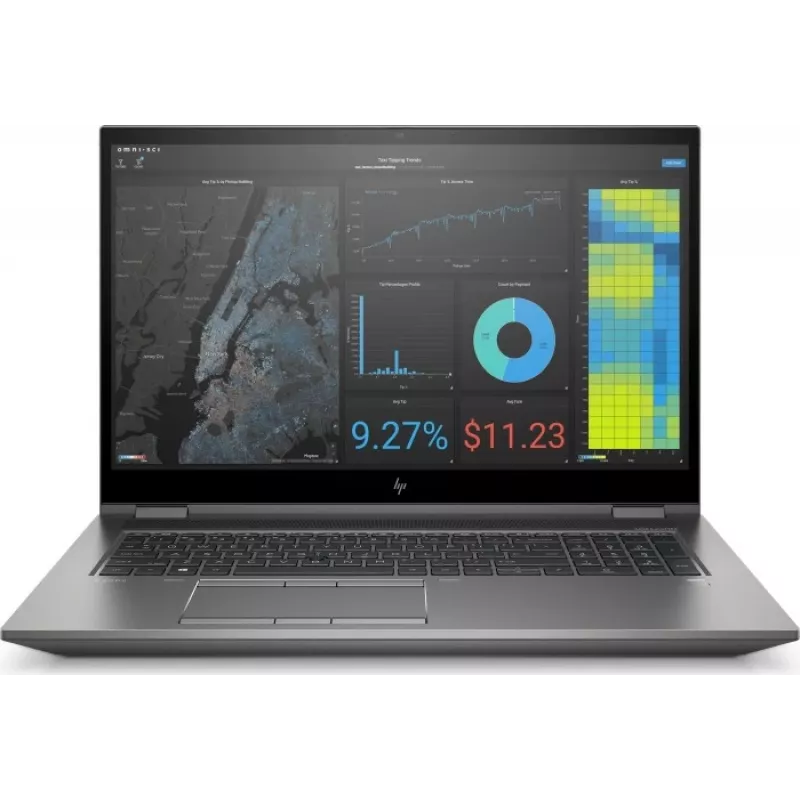 HP ZBook Fury 17 G7 Notebook, Core i7, 32GB RAM, SSD, 17,3 palcov FHD (repasovaný)