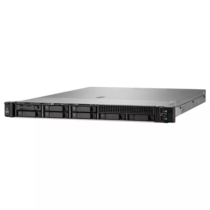 HPE ProLiant DL320 Gen12 1U Rack Server, Intel Xeon 6505P 2,2GHz 12-Core, 64GB DDR5 RAM, 8 SFF Hot-Plug, MR408i-o, 2x1000W