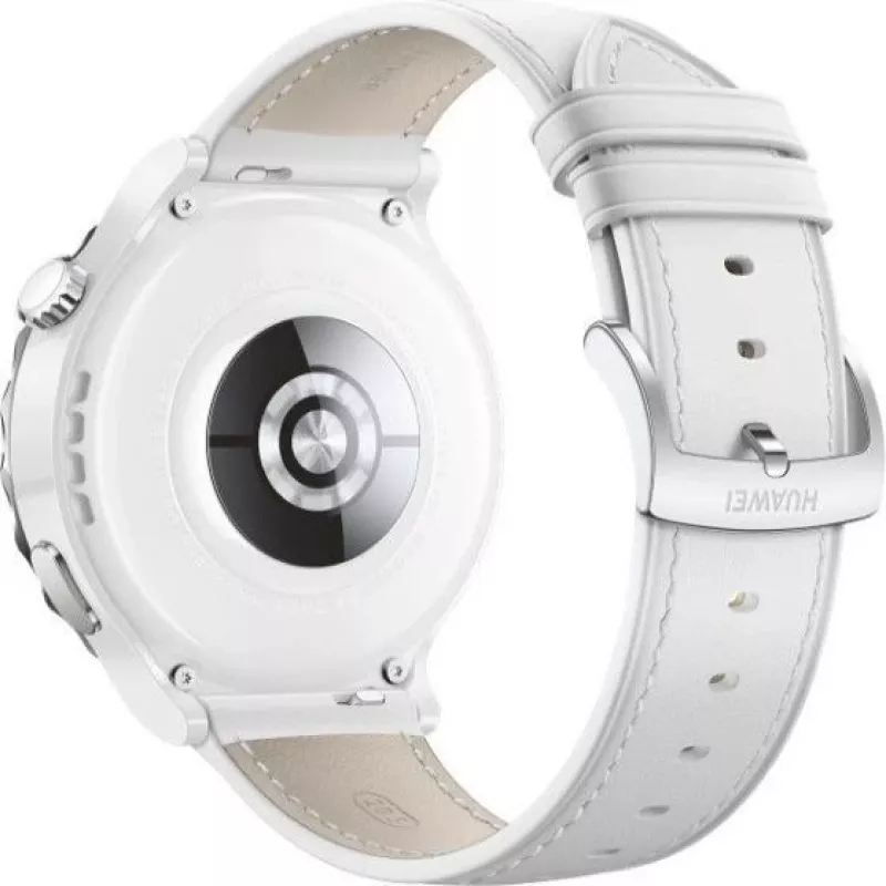 Huawei Watch GT 3 Pro 43mm kožený remienok biela